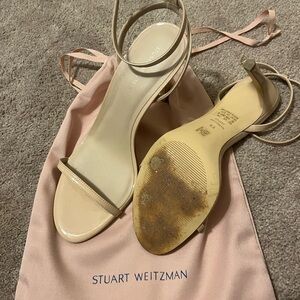 Stuart Weitzman nudist heels; worn once